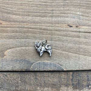 Sterling Silver Pomeranian Charm